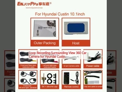 루프 레코딩 주변 뷰 360 자동차 카메라