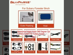 수체성 야간 시야 360도 자동차 카메라 시스템 수바루 숲