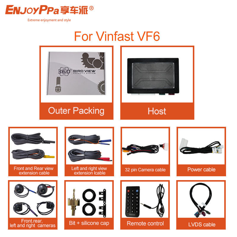 안전 운전 경험 360 자동차 카메라 파노라마 보기 시스템 Vinfast VF6